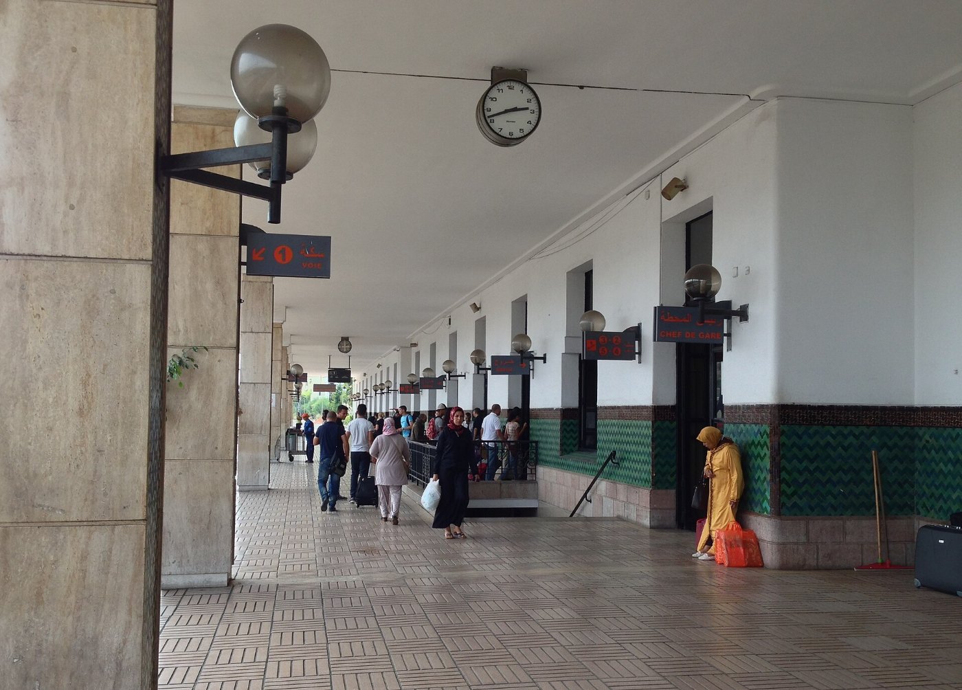 Casa Voyageurs Railway Station Casablanca Sept 2014 3 ()