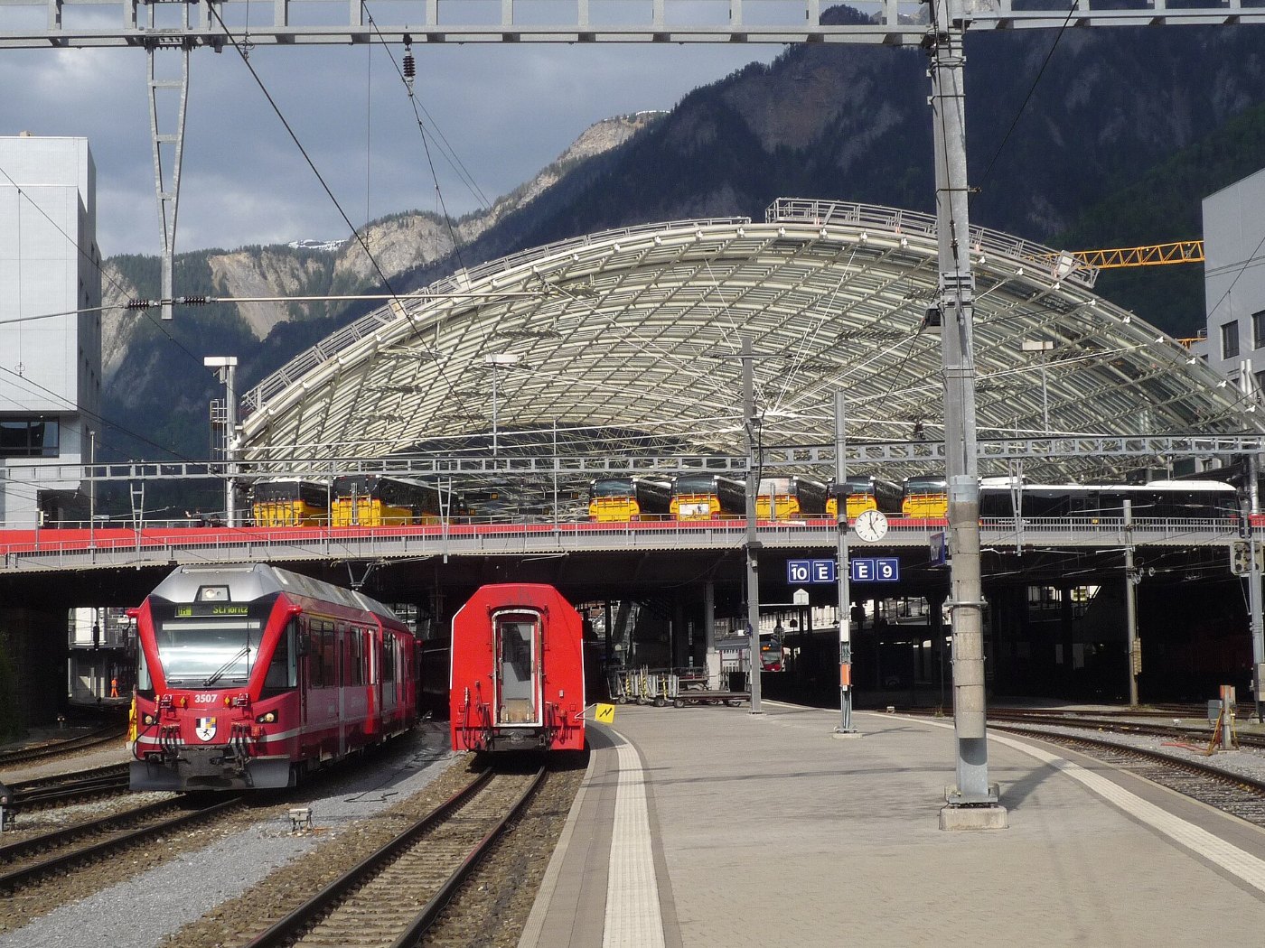 Chur Railway and PostBus Switzerland Station