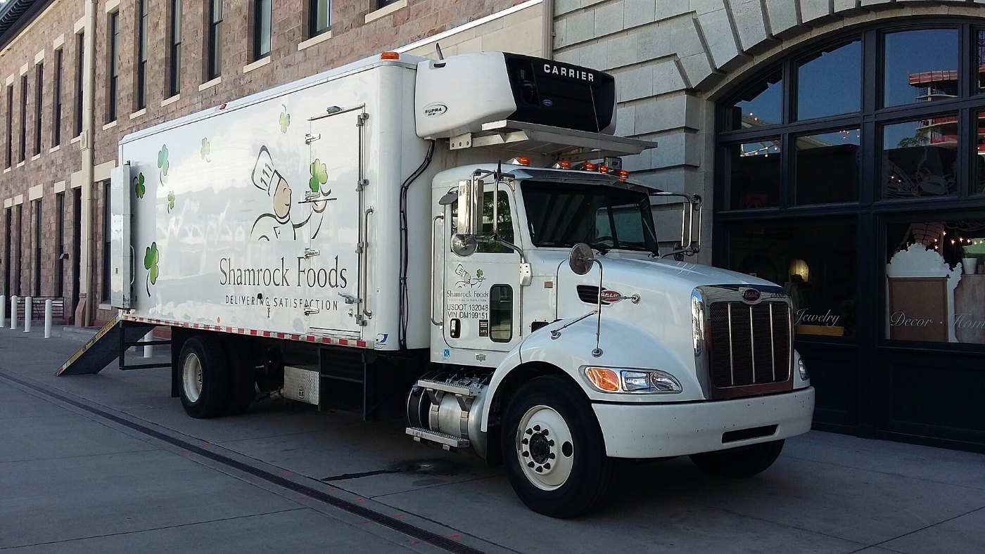 Shamrock Food truck, Union Station, Denver