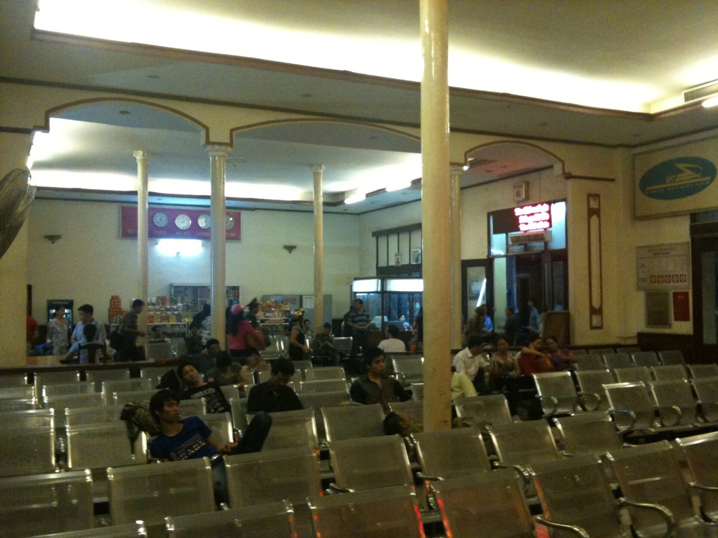 Hanoi Station waiting room