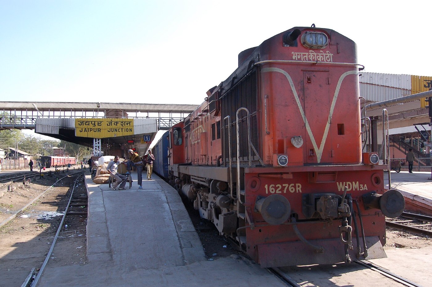 WDM3A 16276R Jaipur Junction, 2008 (2)