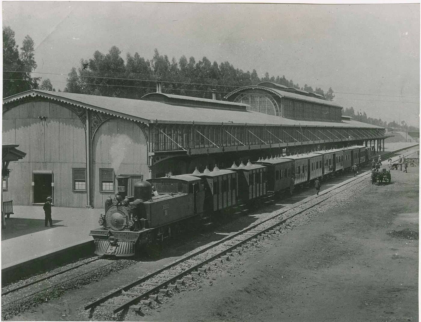 Photo View of Johannesburg railway station 1900 Touring Club Italiano BB