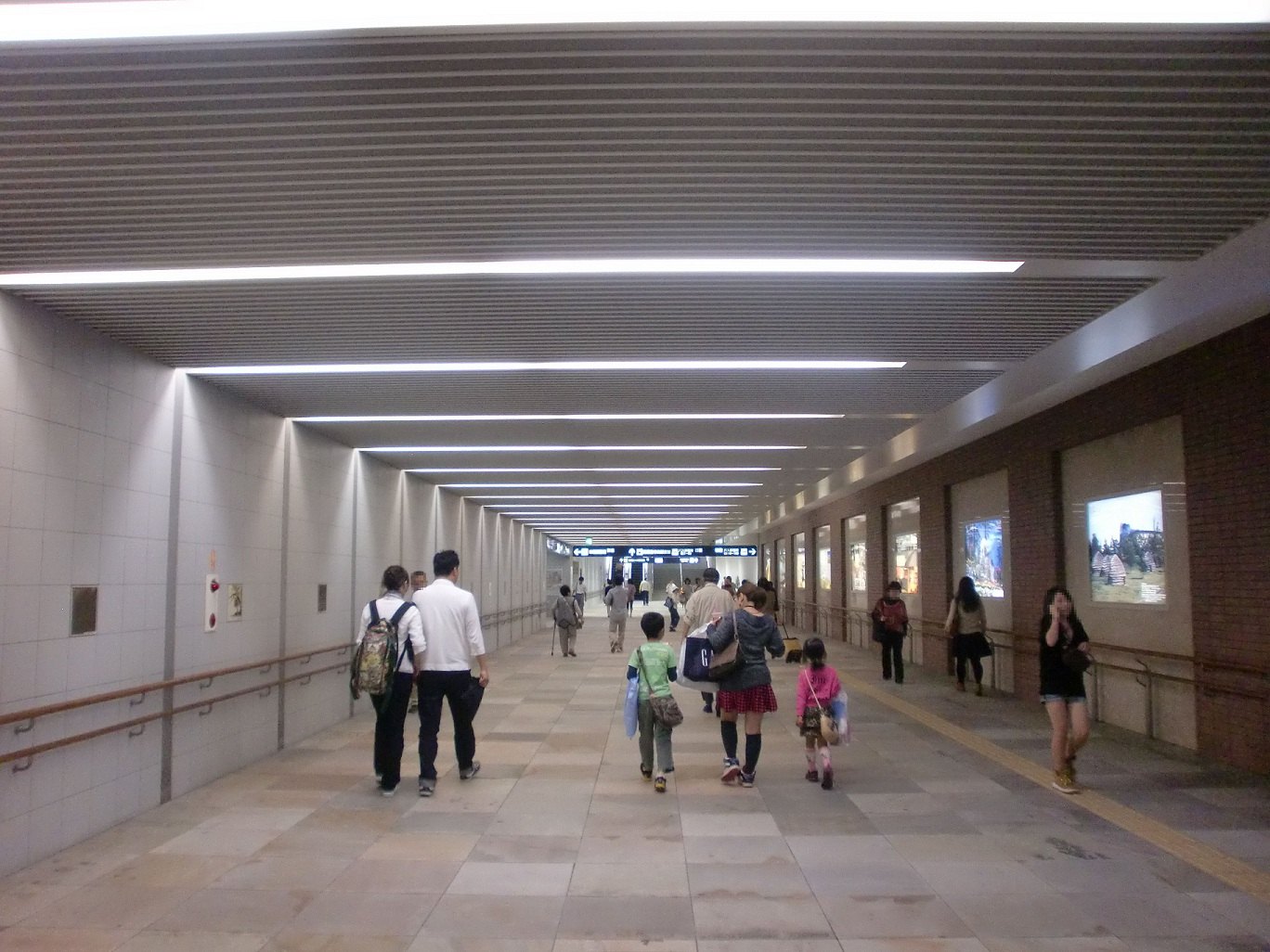 Underpass at Kagoshima Chuo Station Entrance