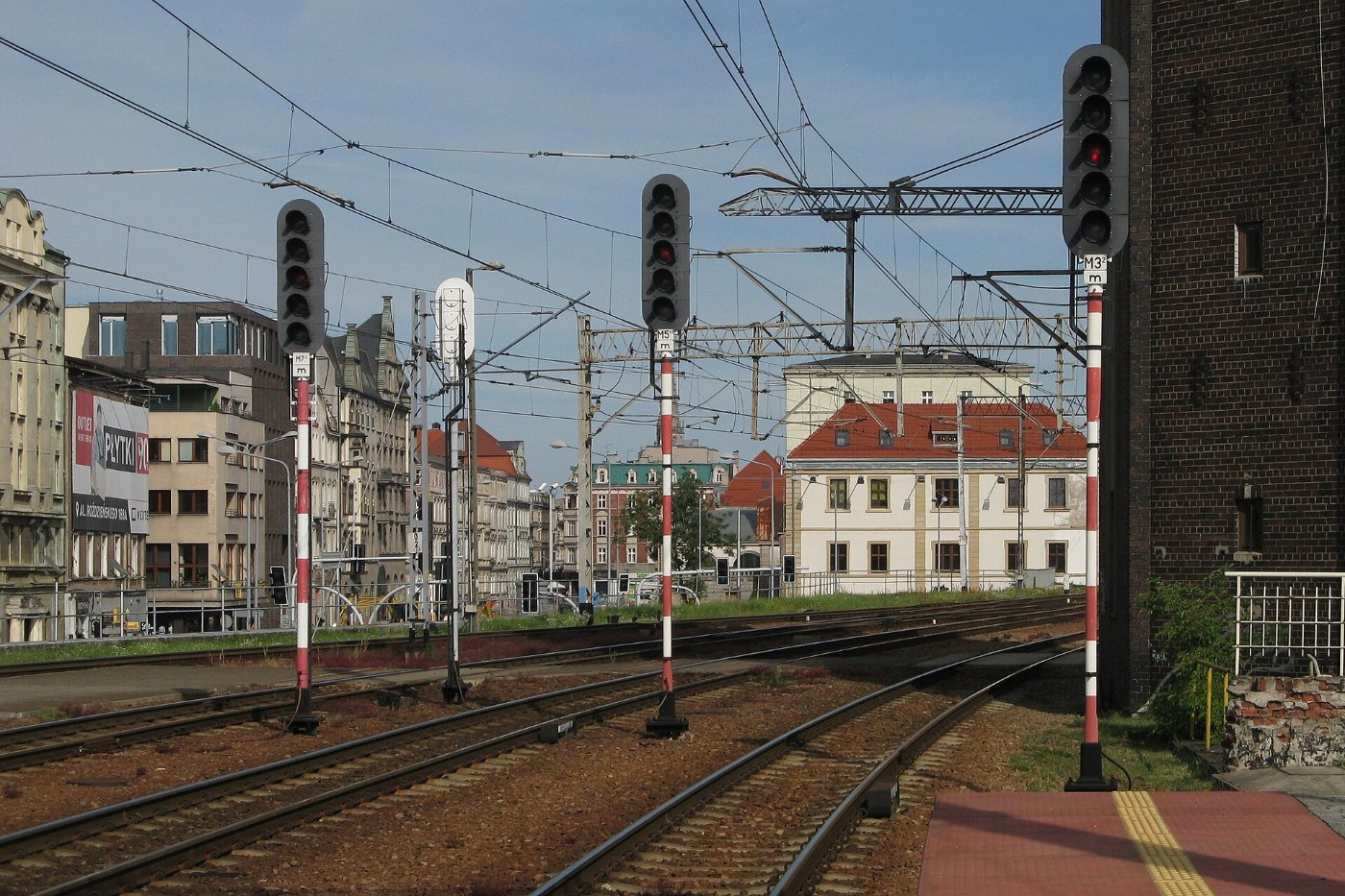 Katowice train station signals 2020