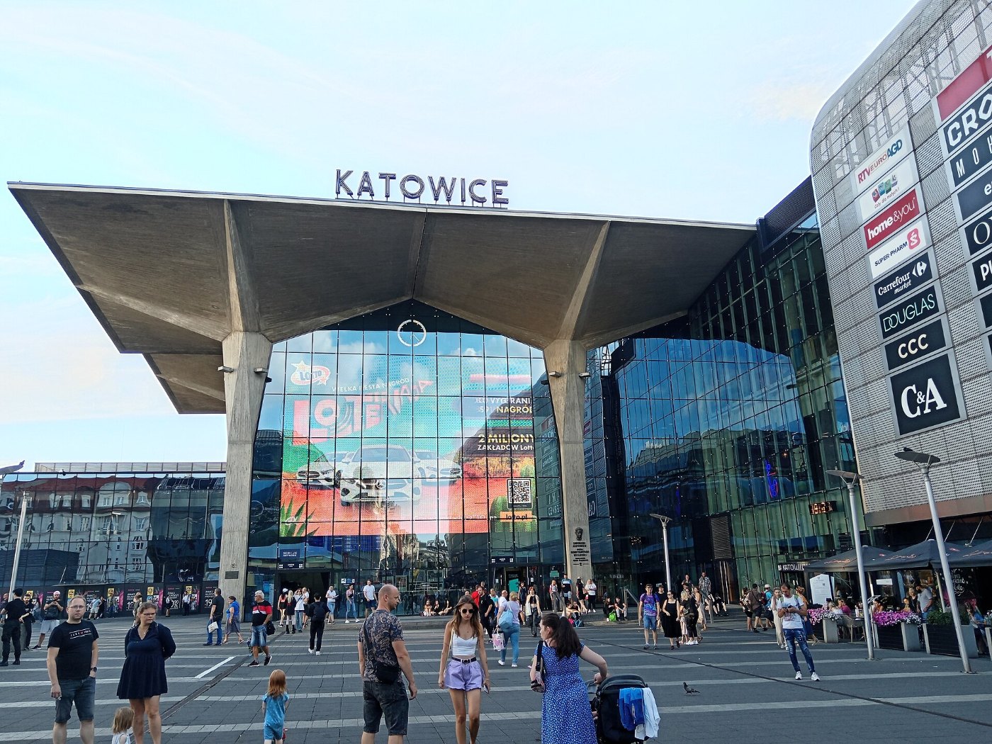 Katowice railway station in 2024.01