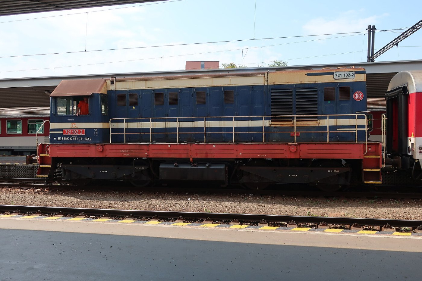Železničná stanica Košice Rušeň 721 102 2