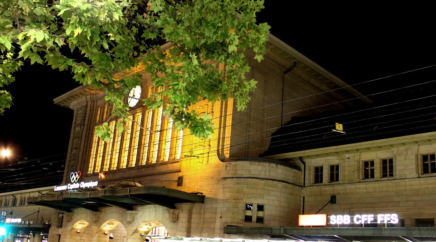 Gare de Lausanne, vue extérieure