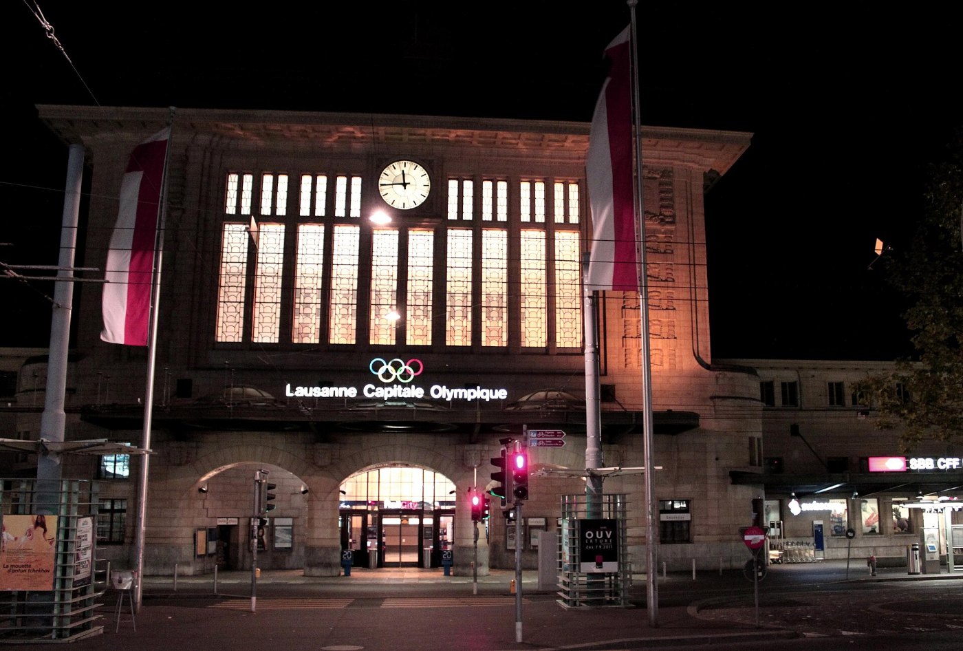 Gare de Lausanne, vue de face
