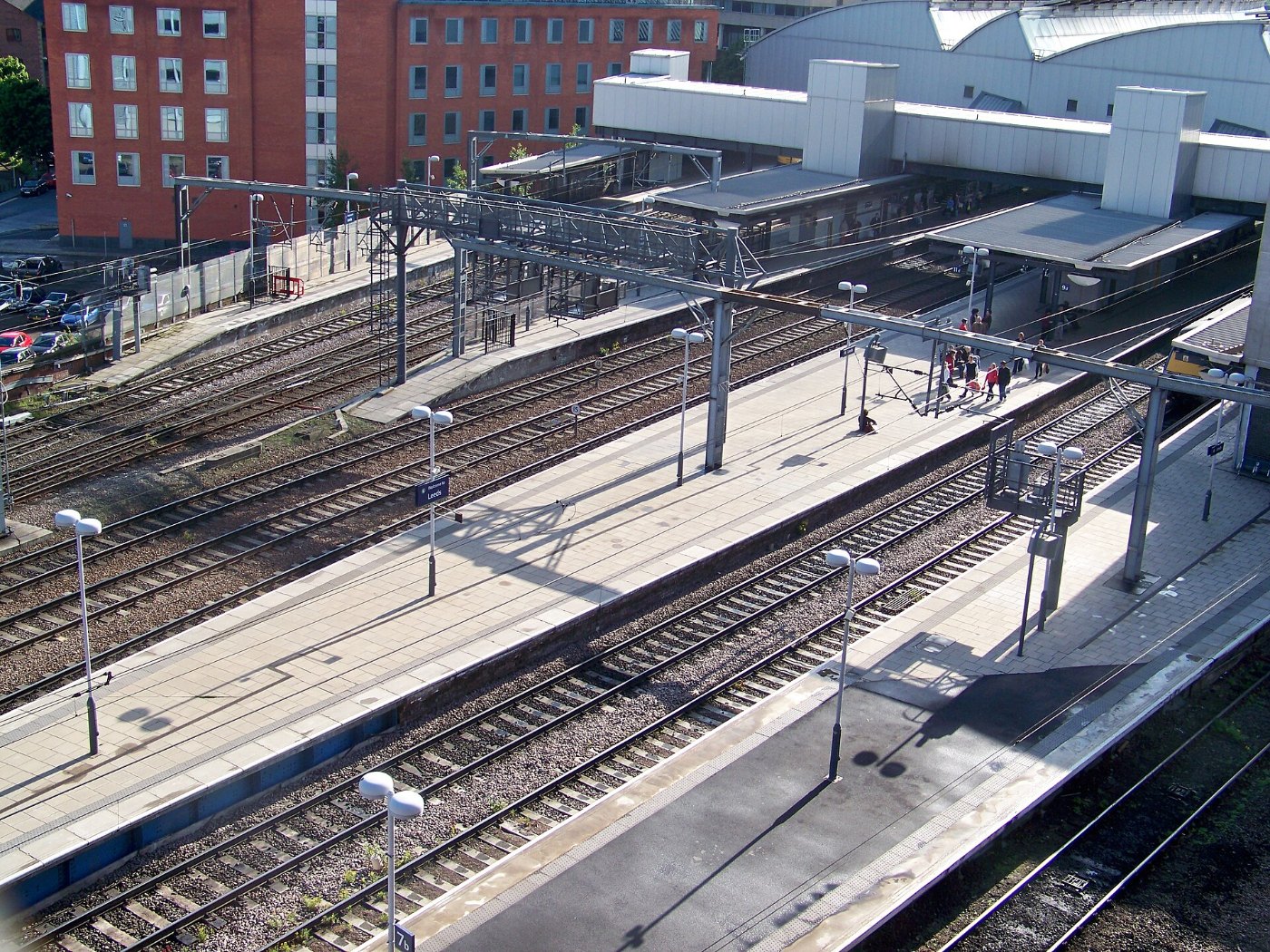 Leeds City Station outer platforms