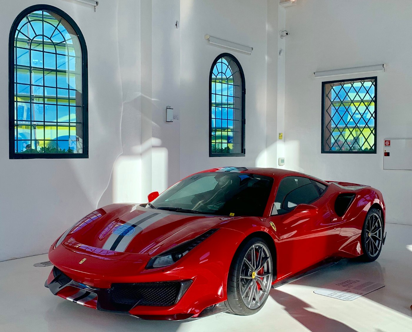 Ferrari 488 Pista at the Museo Enzo Ferrari, Modena, Italy, 2019, 02