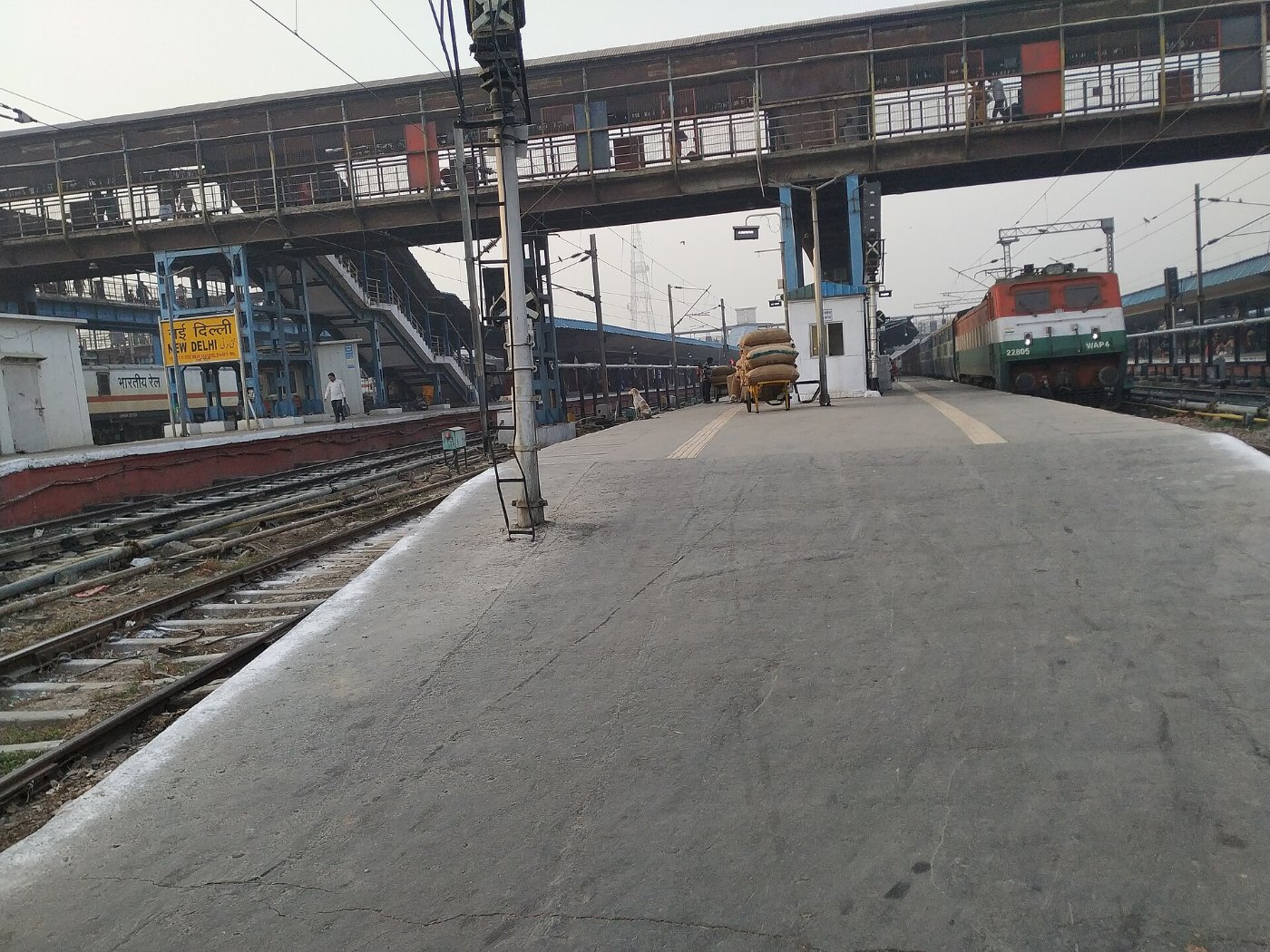 Beautiful View of New Delhi Railway Station, India