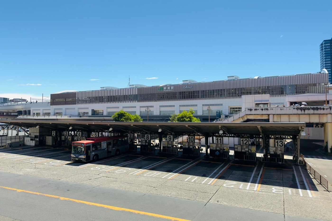 Niigata Station Building, Bandai Square and Bus Terminal August2023