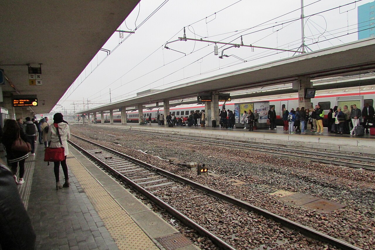 Padova Centrale, Bahnsteige