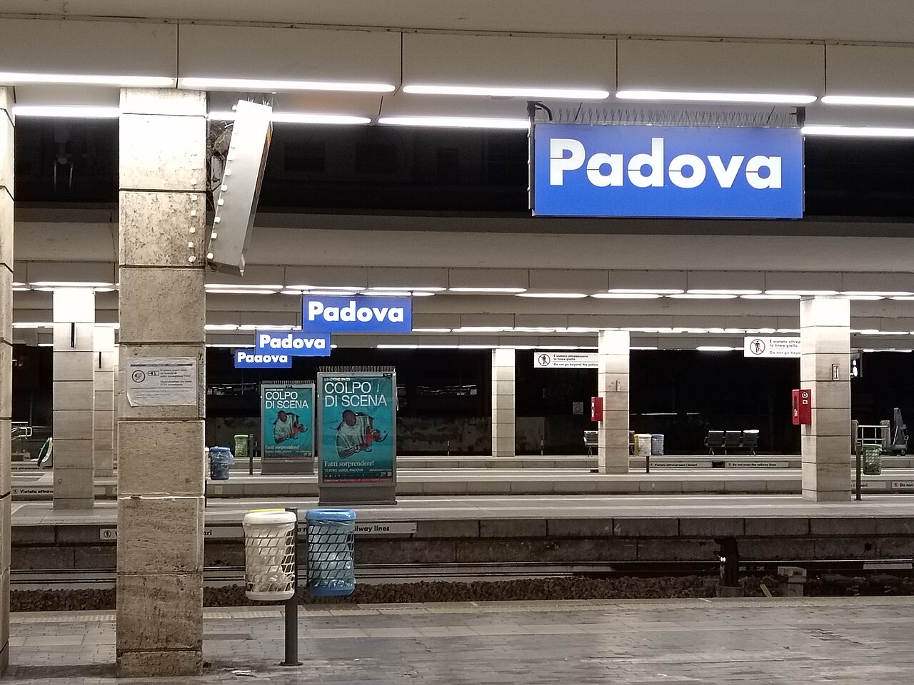 Bahnhof Padova Centrale, Halle 2024