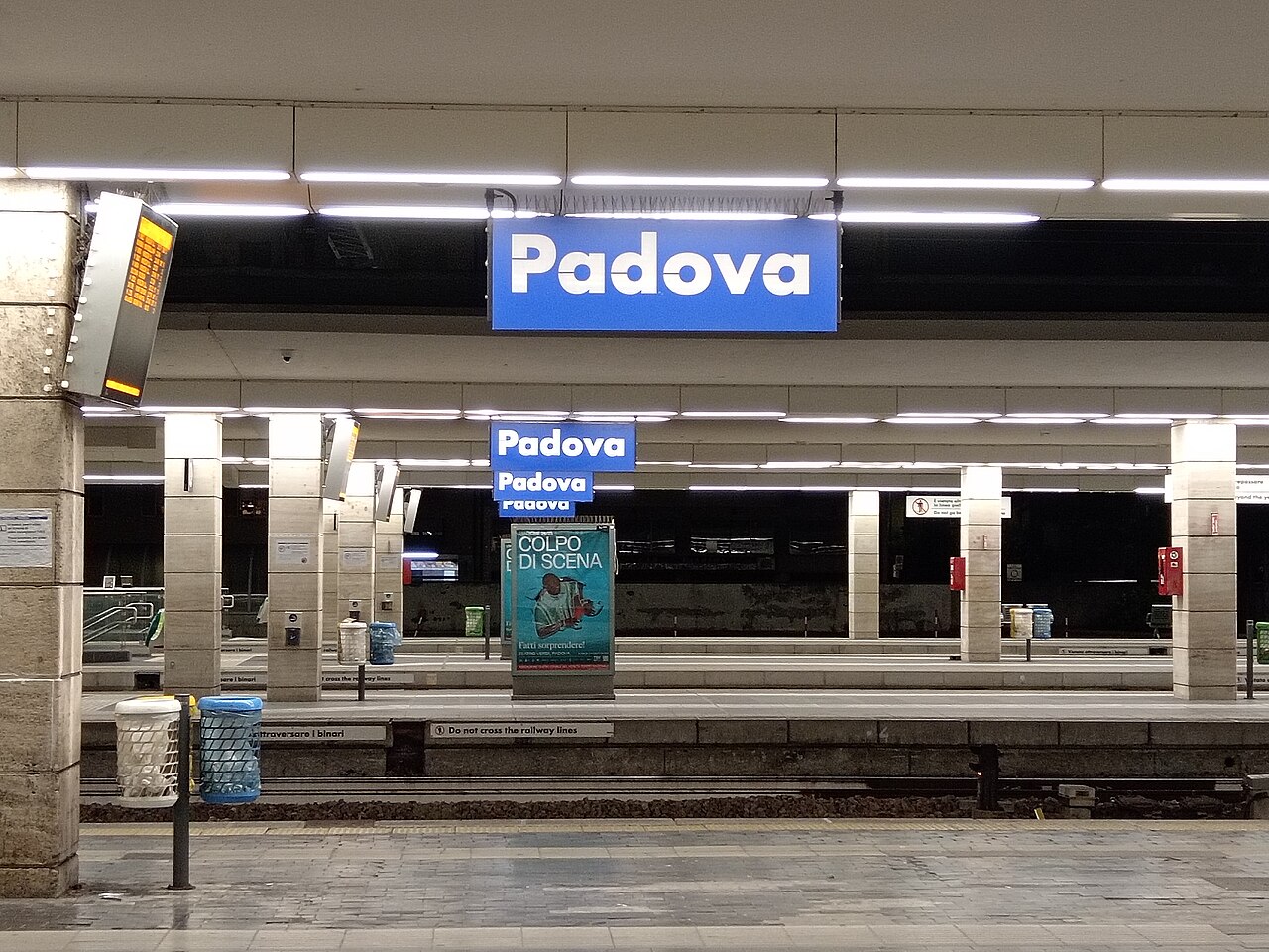 Bahnhof Padova Centrale, Bahnsteig 2024