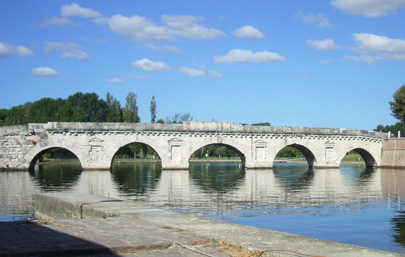 Ponte di Tiberio, Rimini Italy