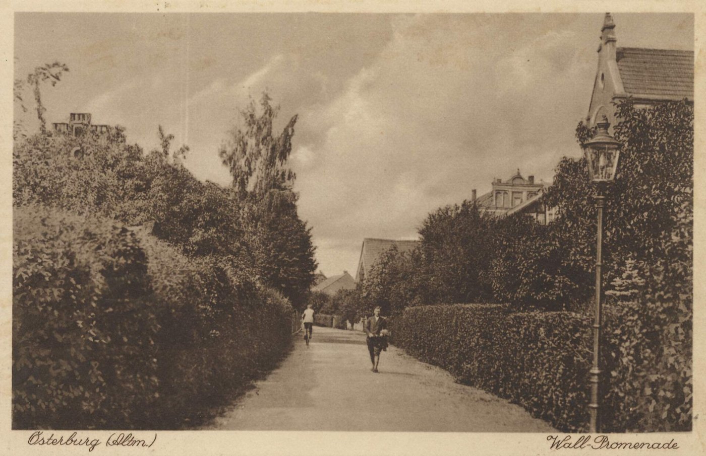 Osterburg (Altmark), Sachsen Anhalt Wallpromenade (Zeno Ansichtskarten)