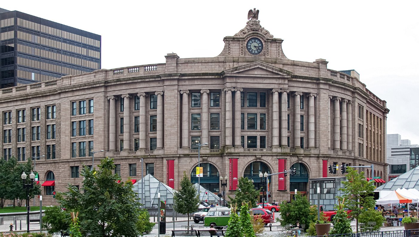 South Station from Dewey Square, September 2011