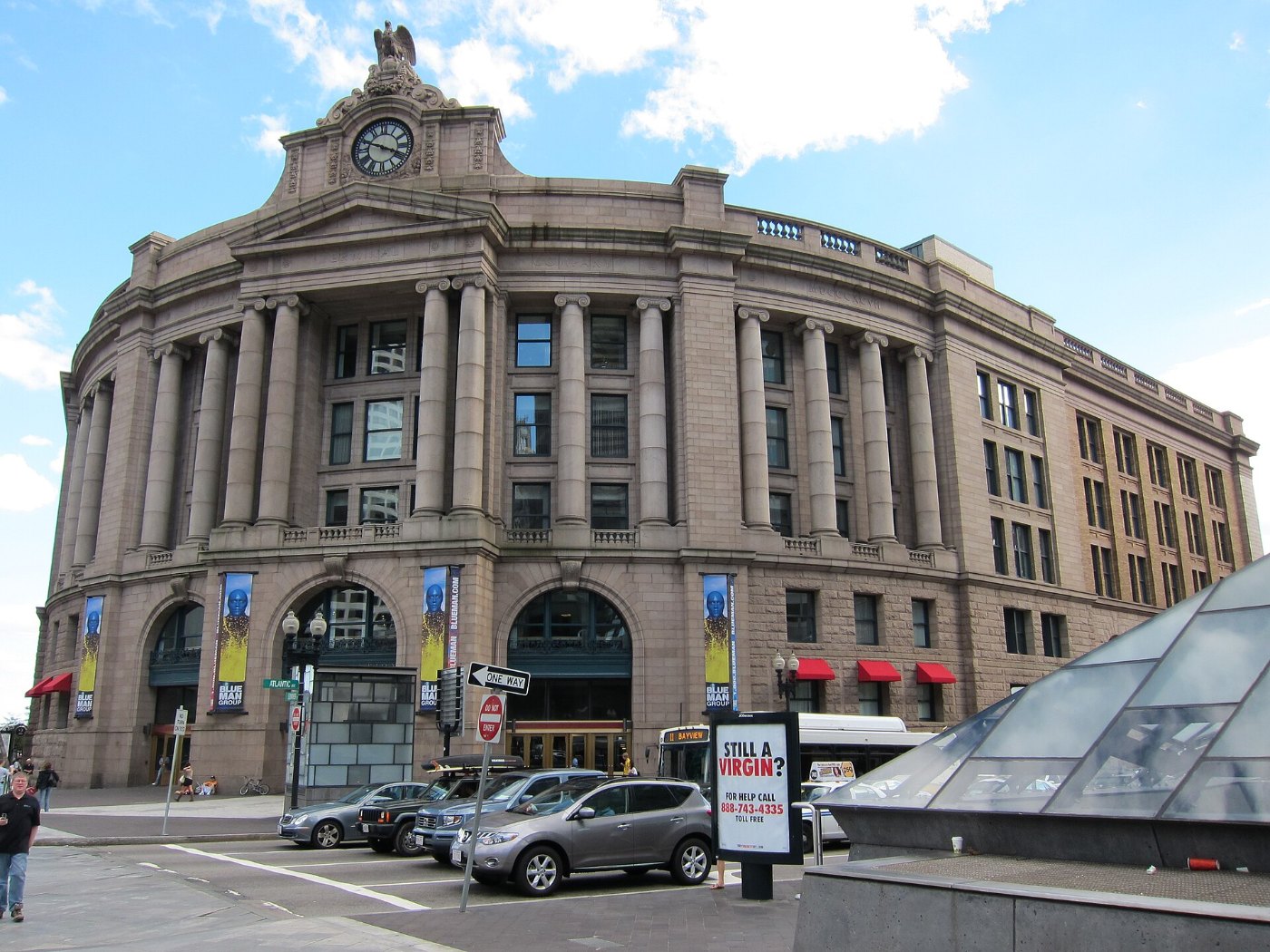 South Station from Atlantic Avenue, September 2010