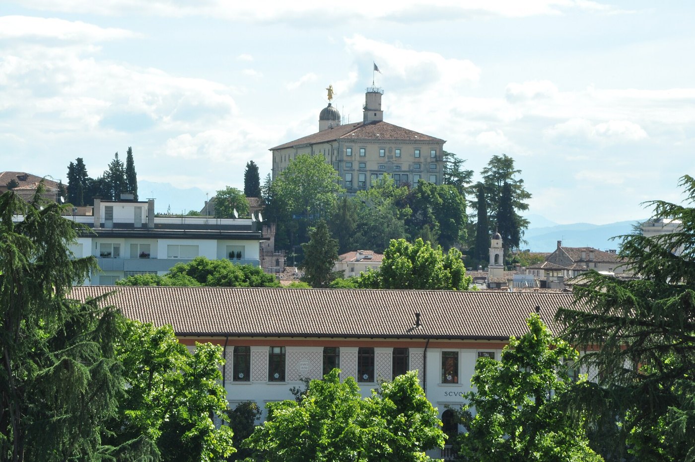 Panorama Castello di Udine Udine Italien