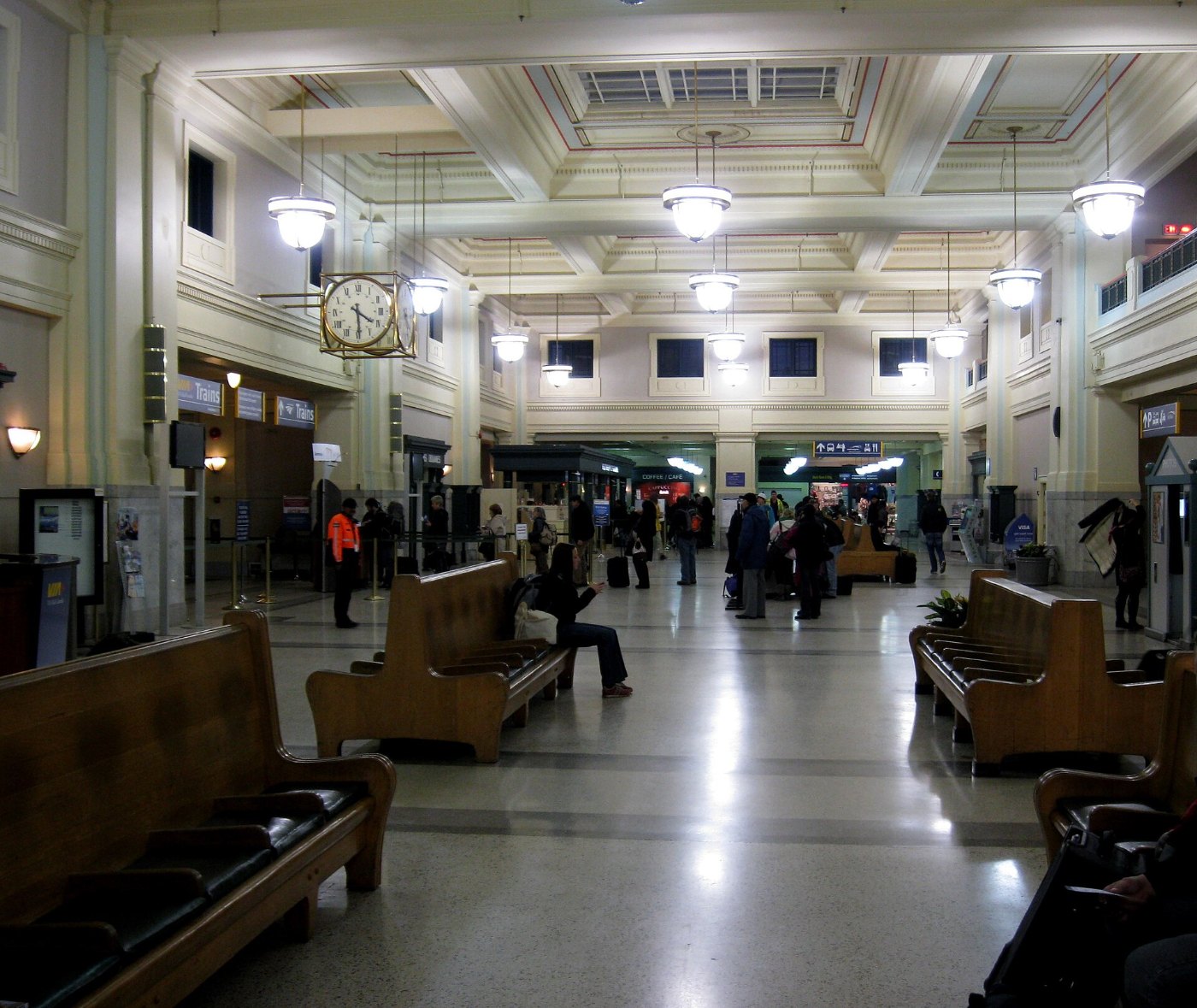 Historic Vancouver train station. READ INFO IN PANORAMIO COMMENTS panora