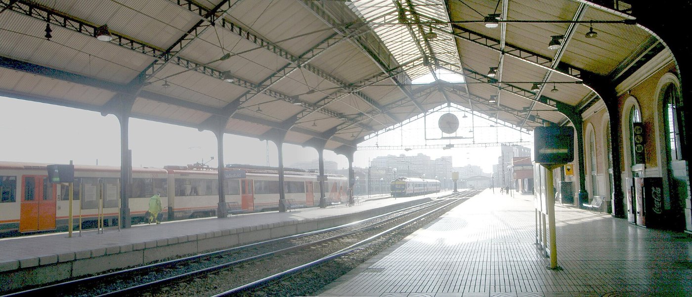 Estación de ferrocarril del Norte en Valladolid (Marquesina sur)