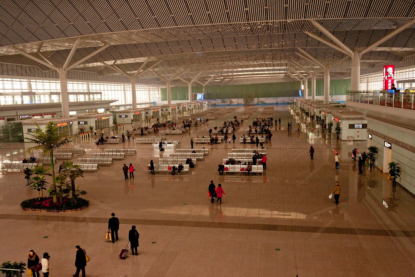 Xi'an North Railway Station inside