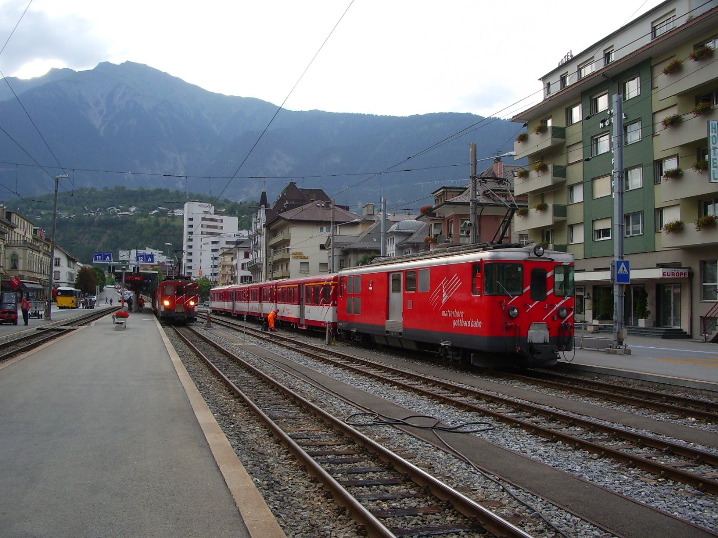 Bahnhof Brig MGB 31.07.2006