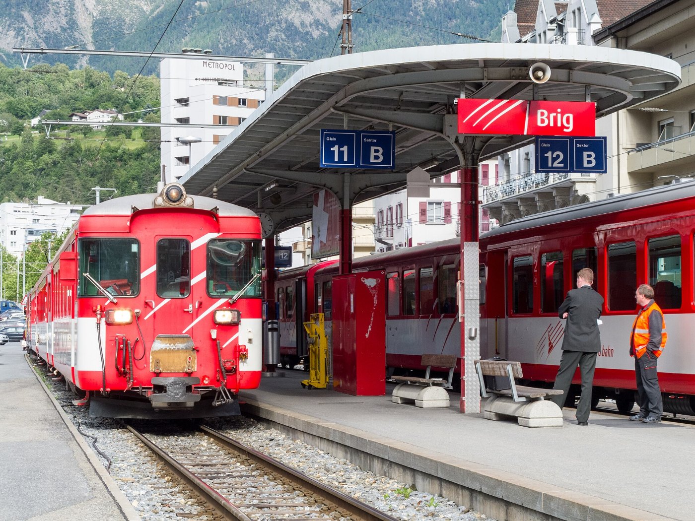 Brig Bahnhof MGB
