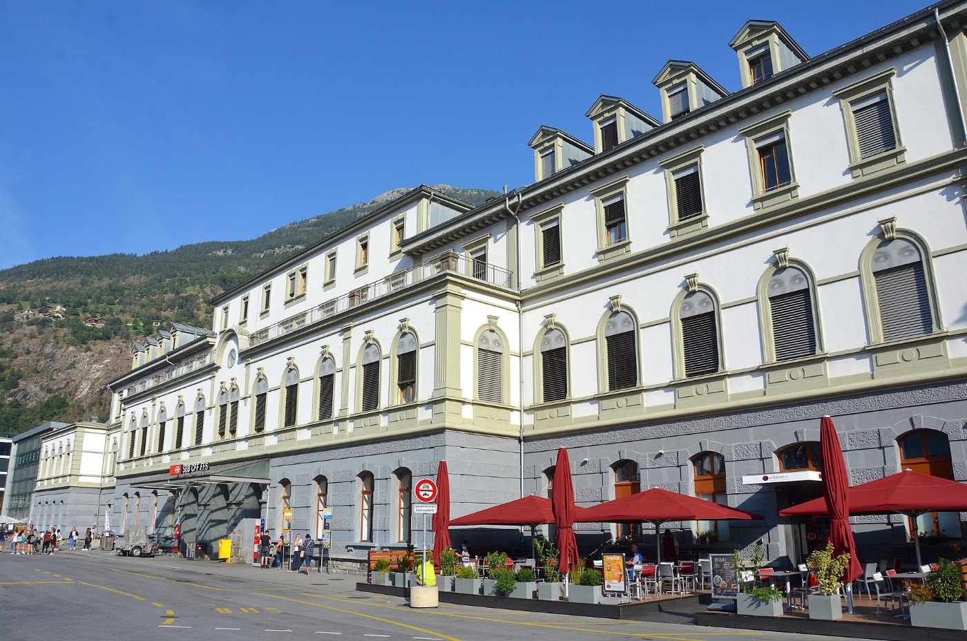 Bahnhof Brig, Wallis (Schweiz)
