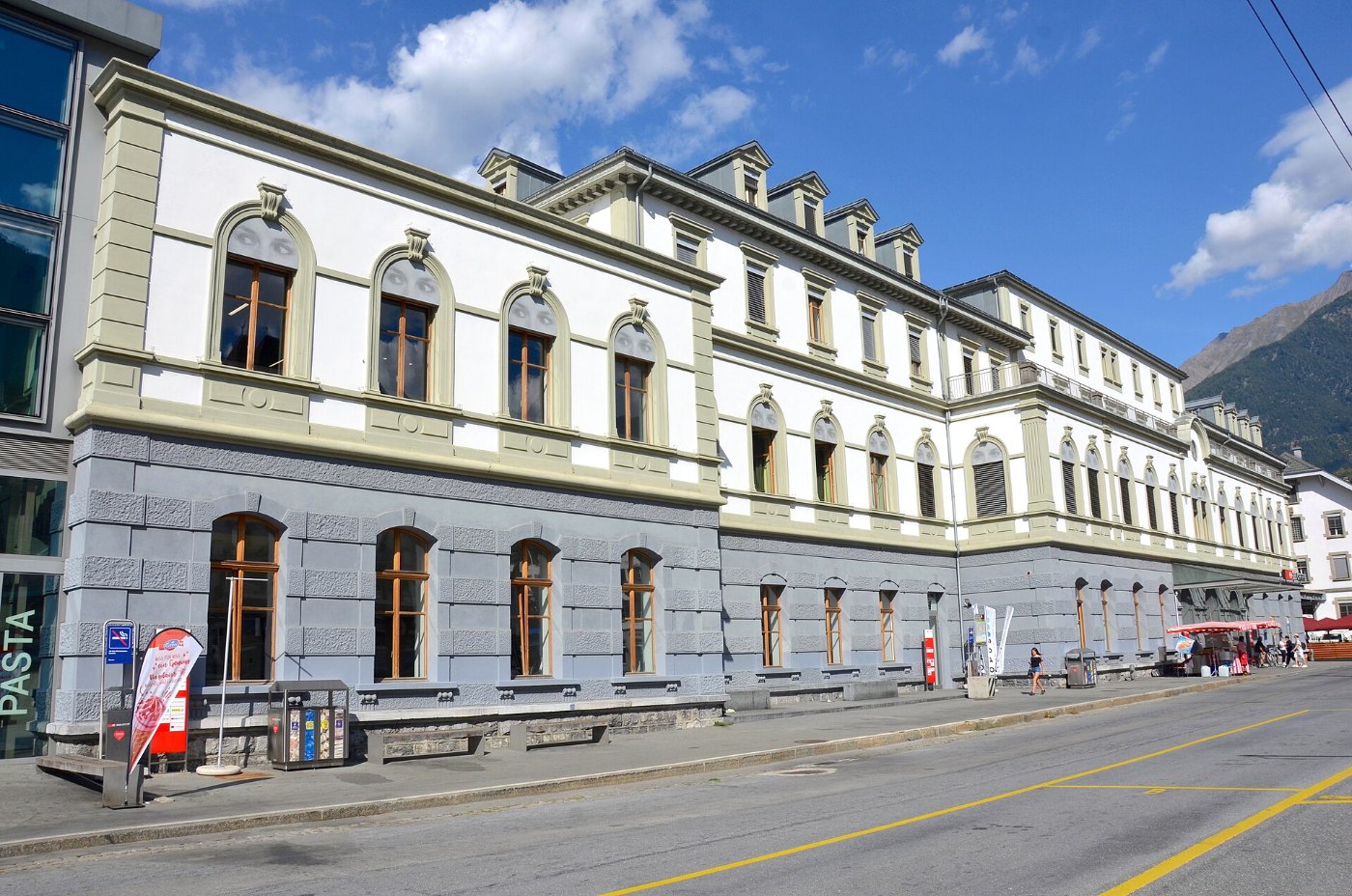 Bahnhof Brig im Wallis (Schweiz)