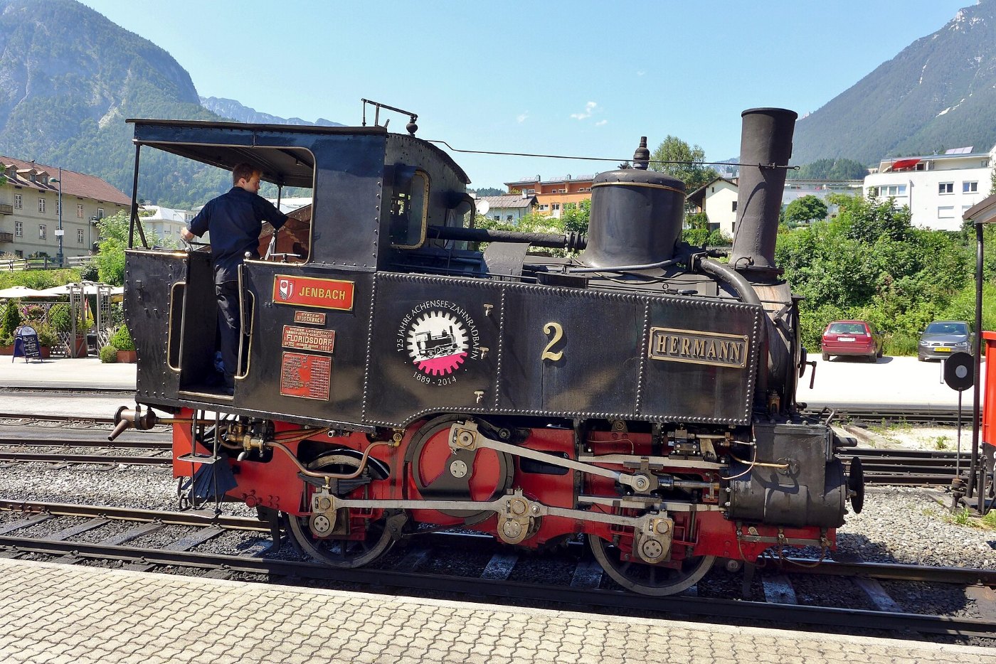 Achenseebahn 2, Jenbach, 2014 (05)
