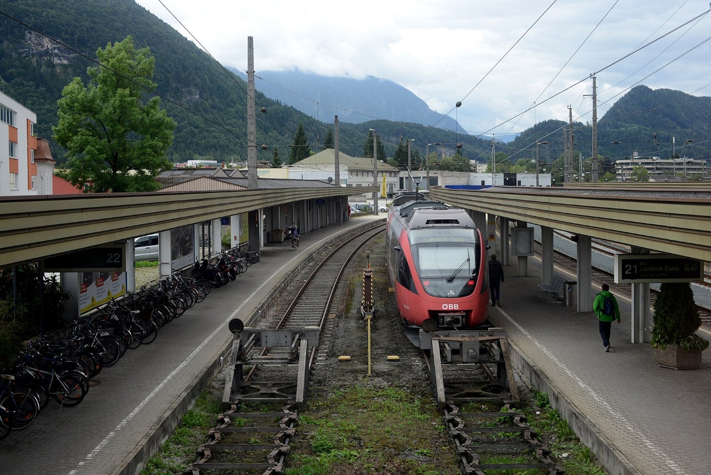 Bahnhof Kufstein Bahnsteig 21 22