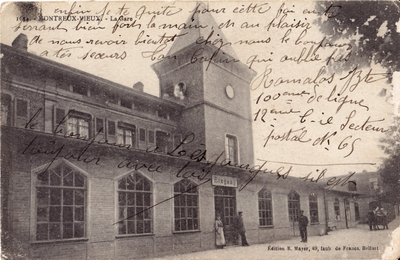 MAYER 1654 MONTREUX VIEUX La Gare