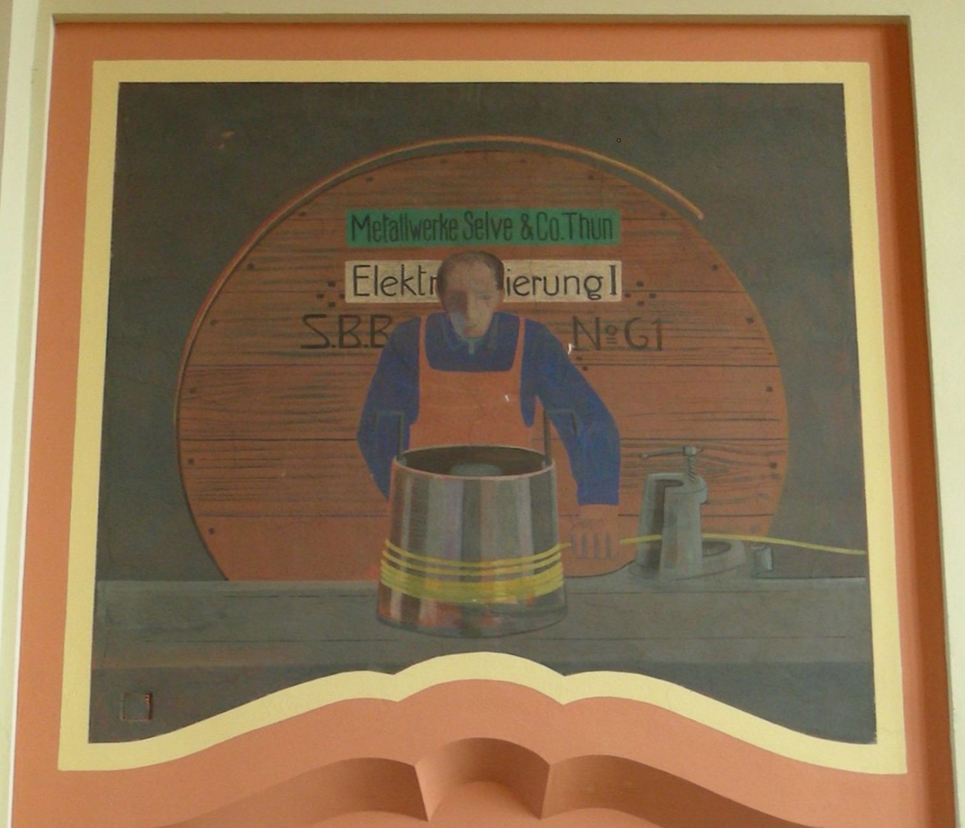 Thun Bahnhof Elektrifizierung
