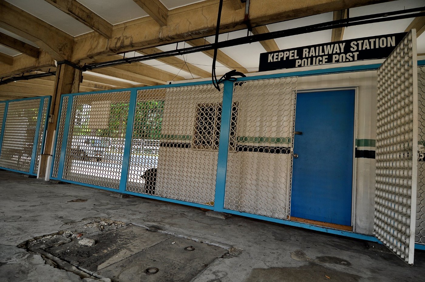 Police post, Tanjong Pagar Railway Station, Singapore