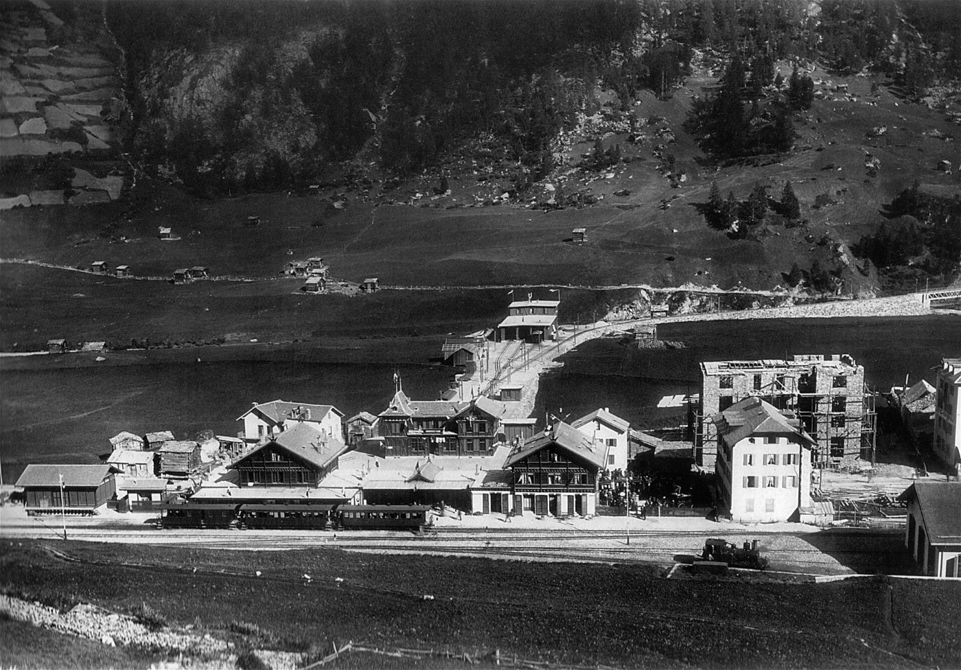 Bahnhof Zermatt 1900