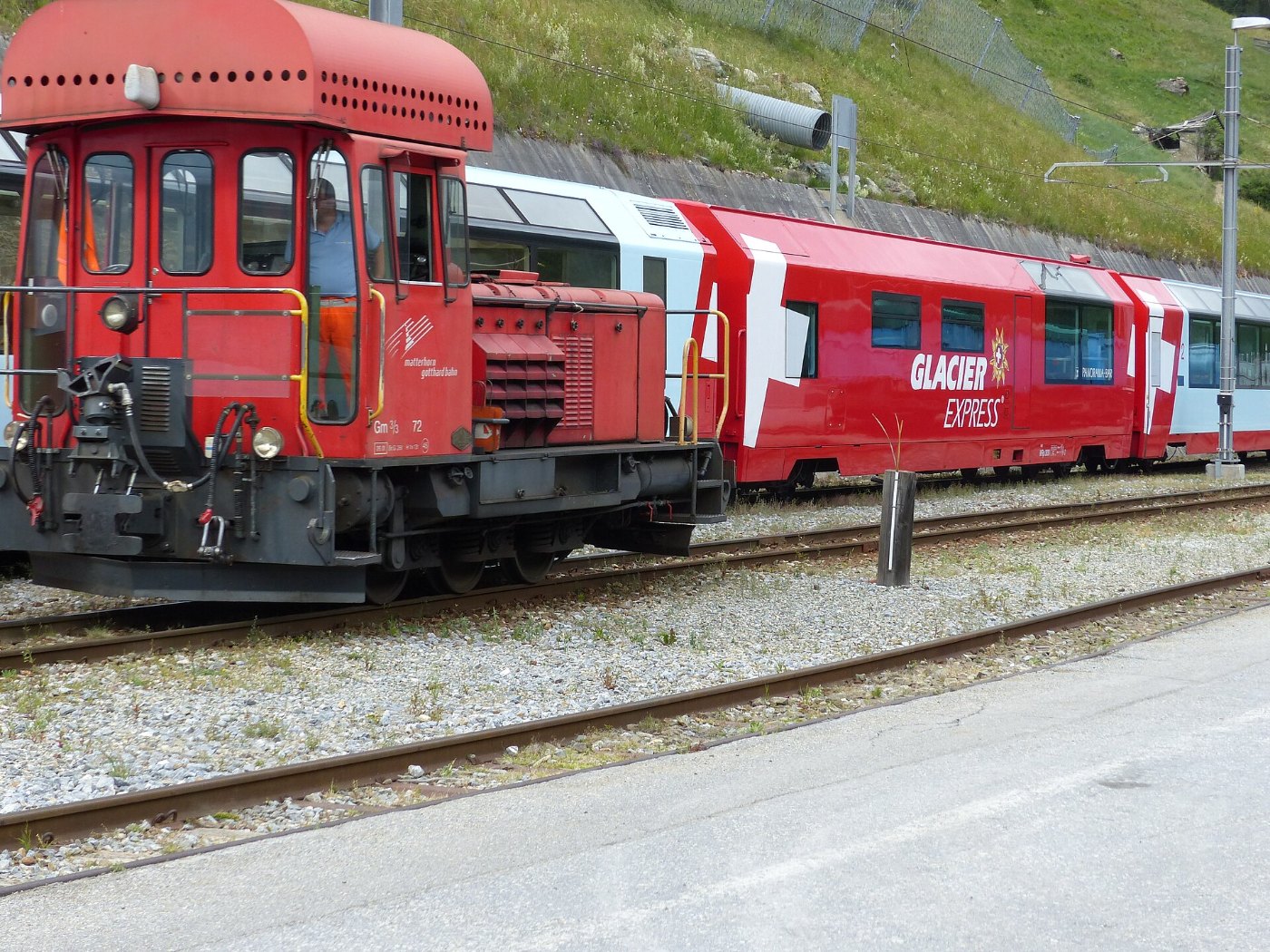Zermatt Bahnhof Glacier Express