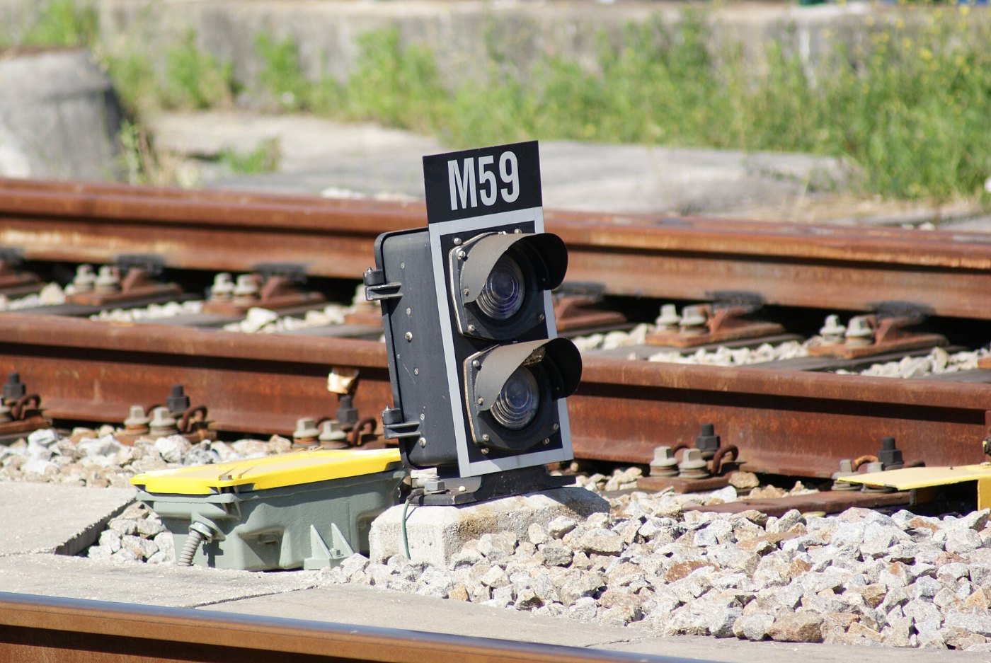Semaforos e Carris na Estação de Campanhã