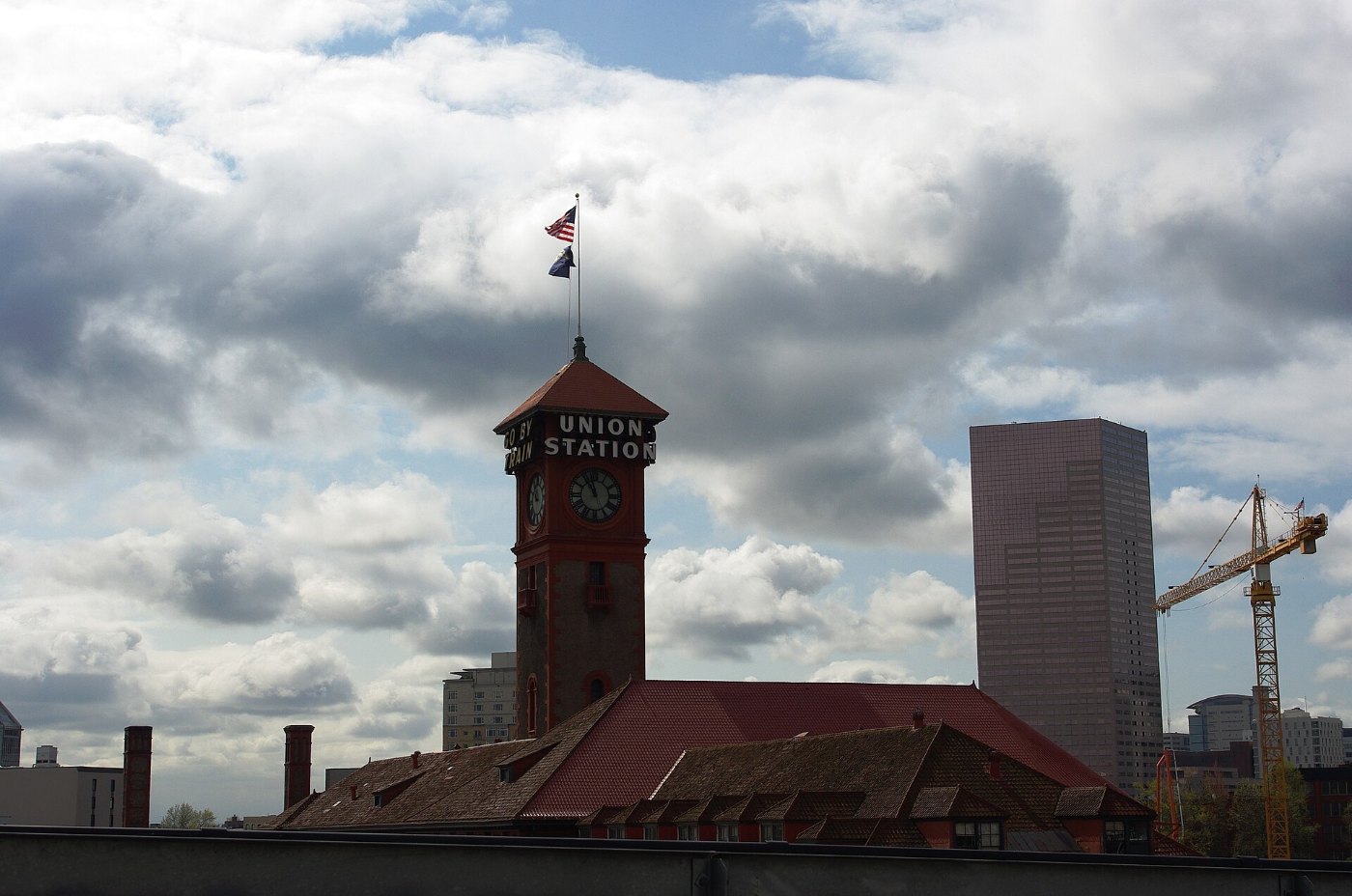 Union Station tower and US Bancorp Tower Portland, Oregon