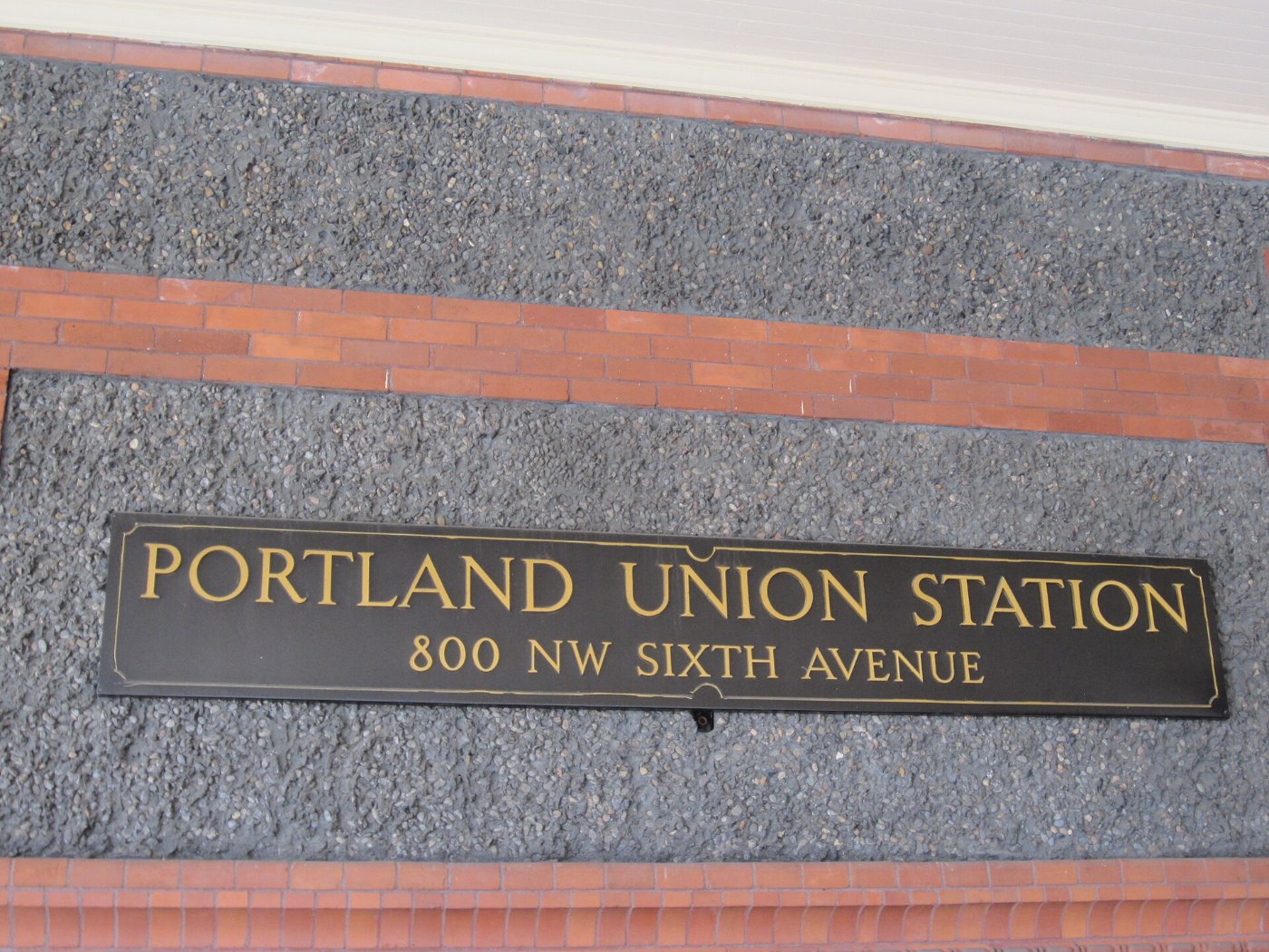Union Station, Portland, OR 2012 sign