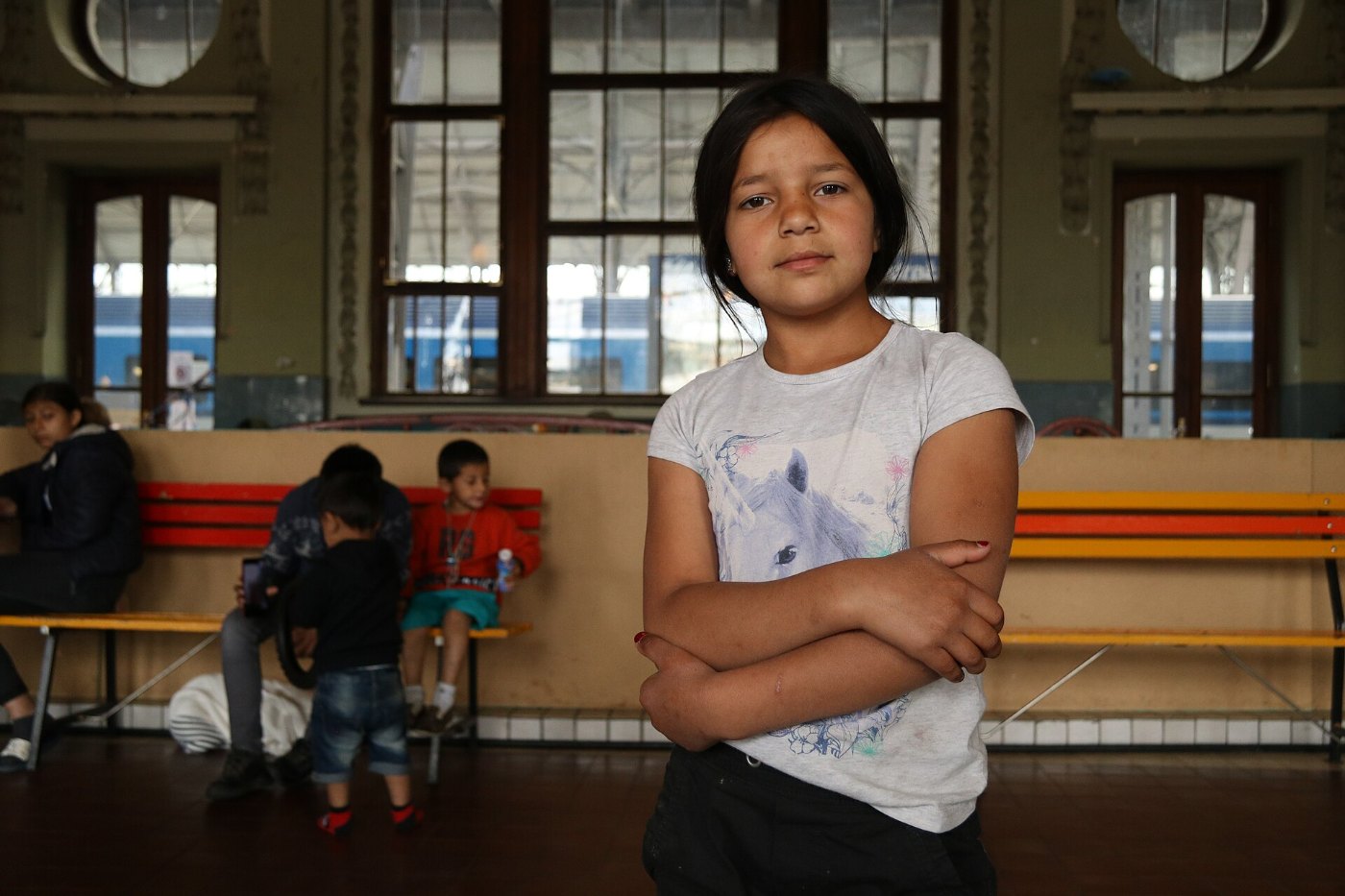 Aid to refugees at Praha Hlavní nádraží 25