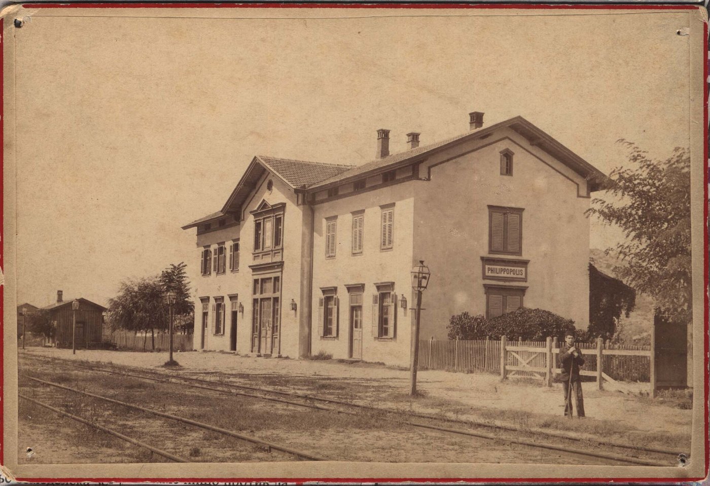 Plovdiv Train Station Around 1880
