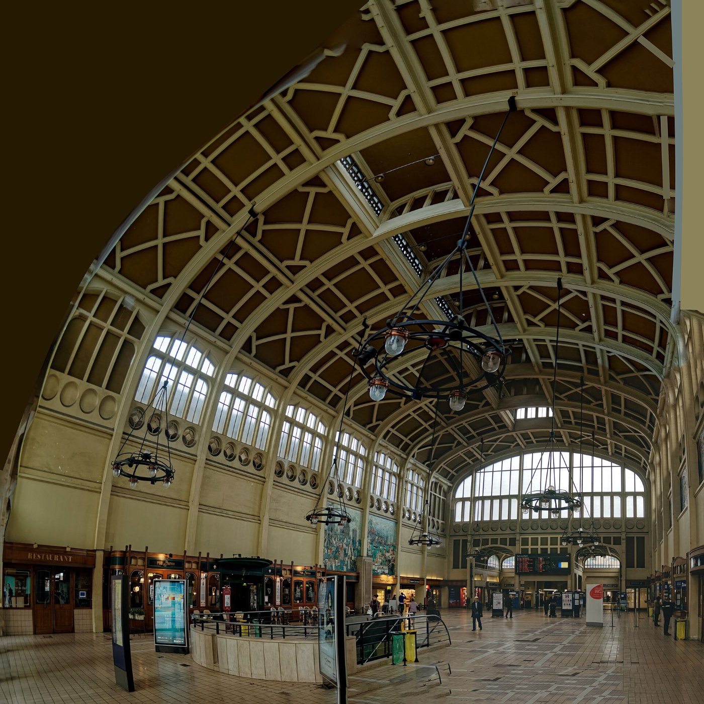 Rouen Gare de Rouen Rive Droite Rouen Trainstation 1928 by Adolphe Derva