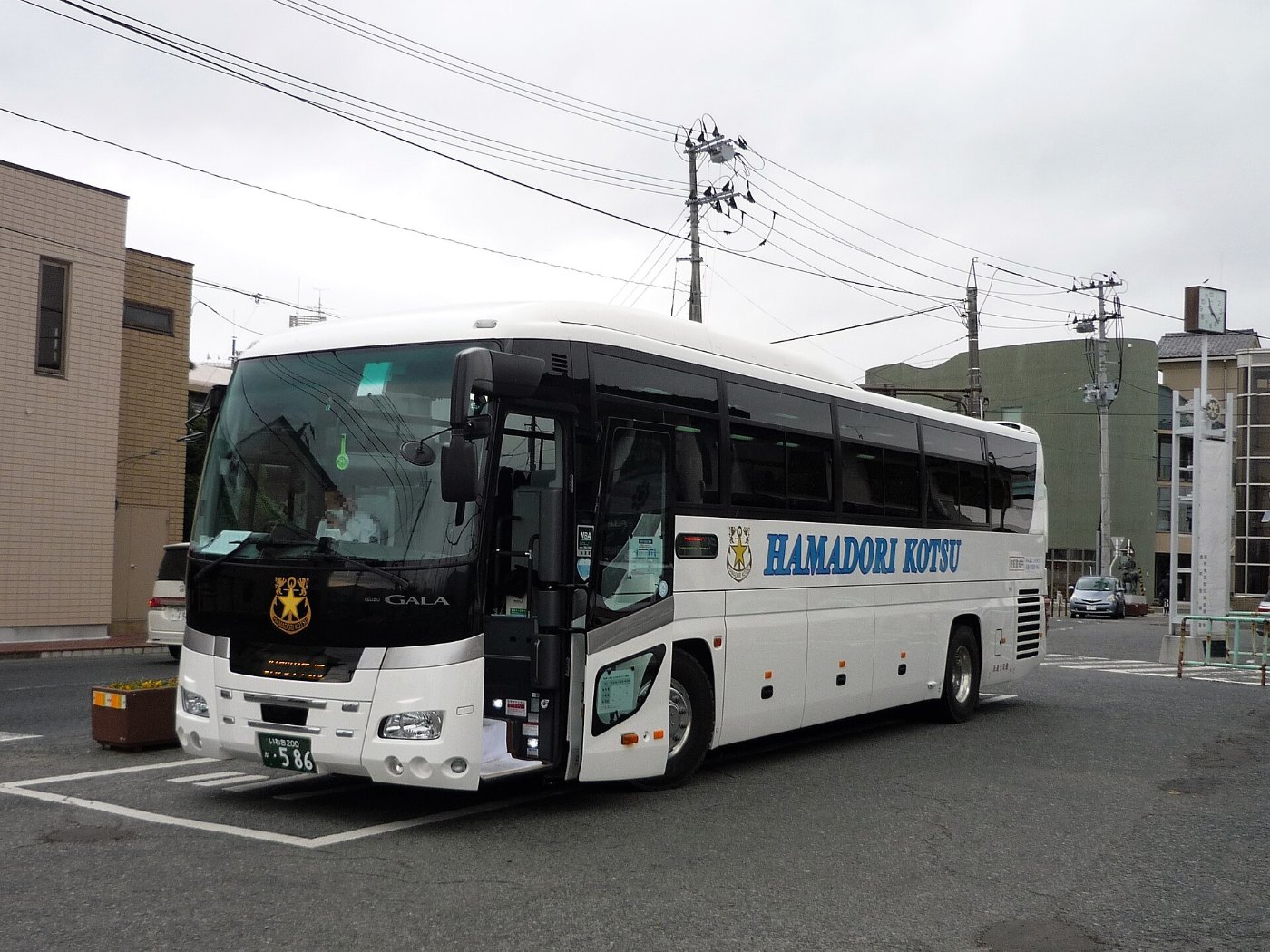 Rail replacement bus service Haranomachi to Tatsuta