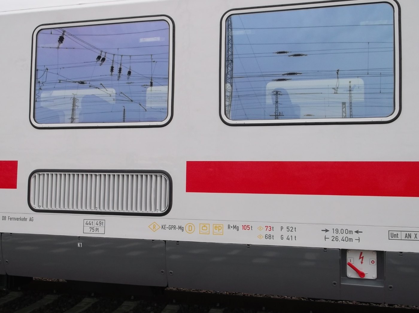Bremsanschrift Inter City Reisezugwagen 2012 08 05