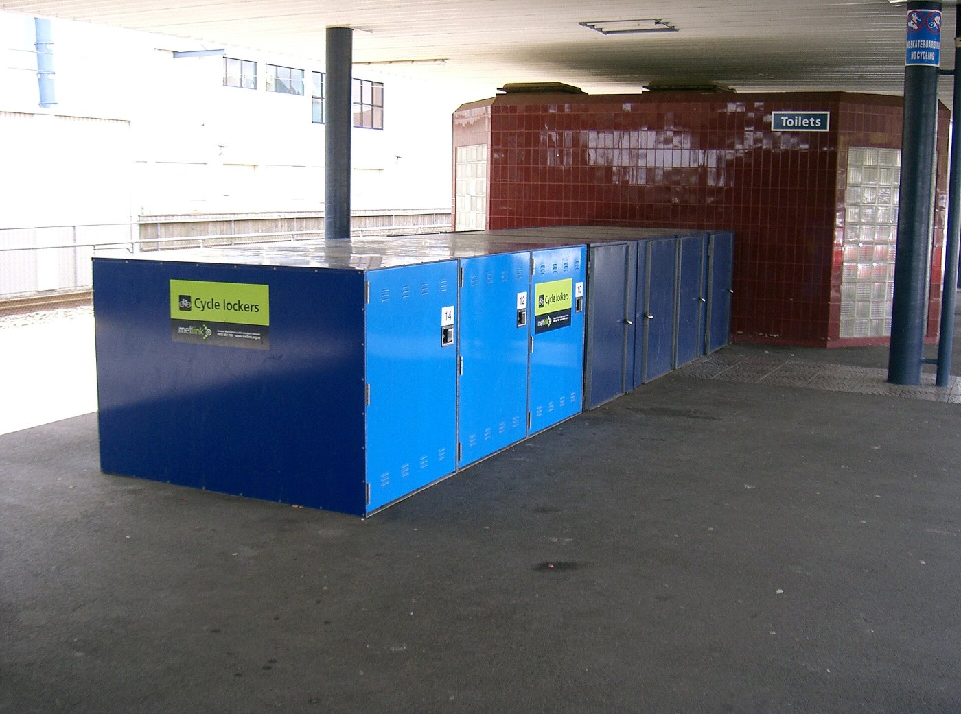 Waterloo Interchange station Cycle Lockers