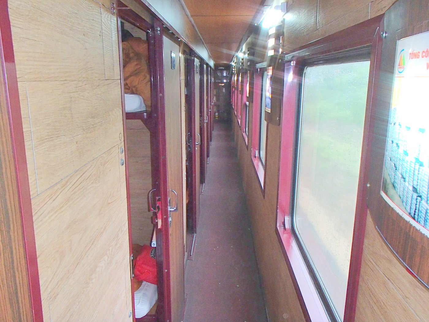 Night train to Hue in Vietnam