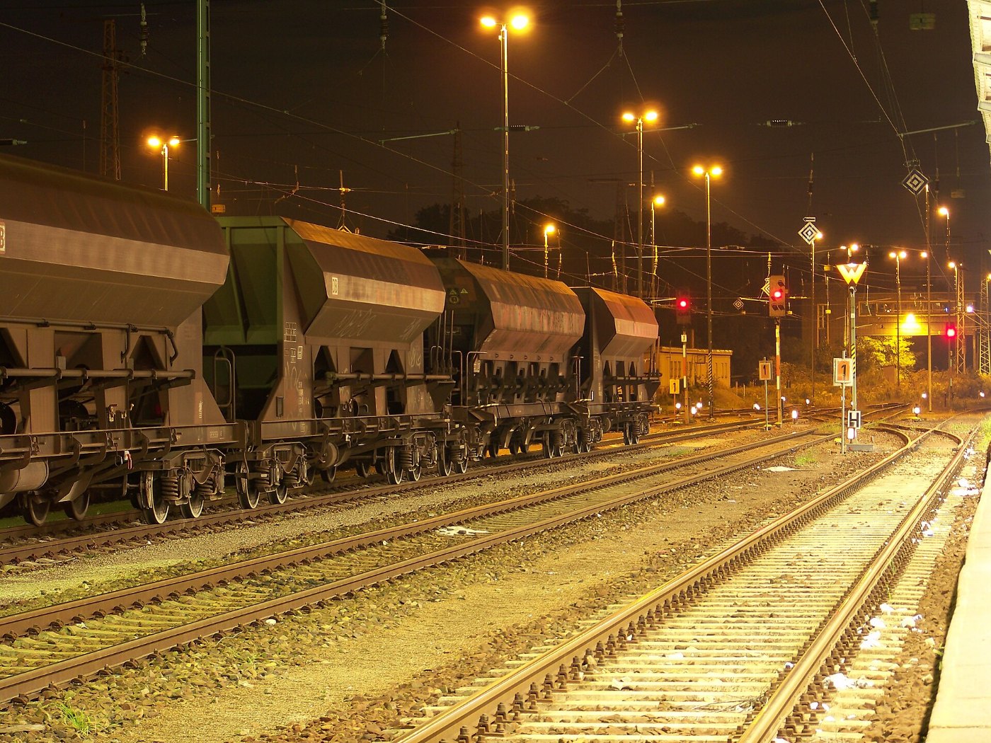 Eilenburg Gueterbahnhof Nacht