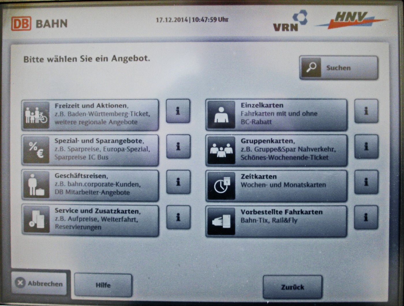 Bahn automat 1